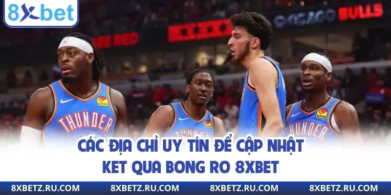 Các địa chỉ uy tín để cập nhật ket qua bong ro 8xbet