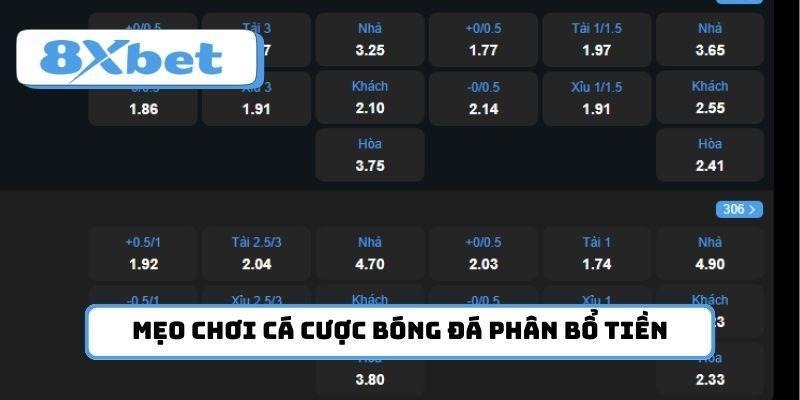 Mẹo chơi cá cược bóng đá dựa trên phân bổ tiền vốn hợp lý