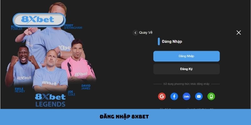 Đăng Nhập 8xbet Nhanh Chóng, Vào Chơi Ngay